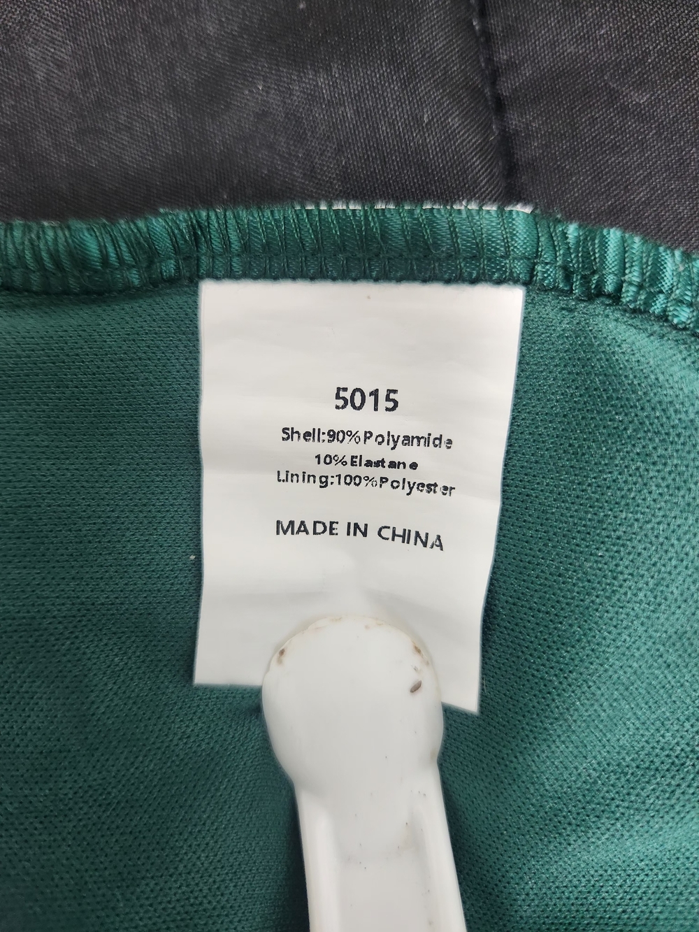 Green Ruched Square-Neck Midi Dress - Picture 6 of 7